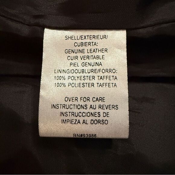 Casual Corner Vintage Leather Jacket - Picture 8 of 11